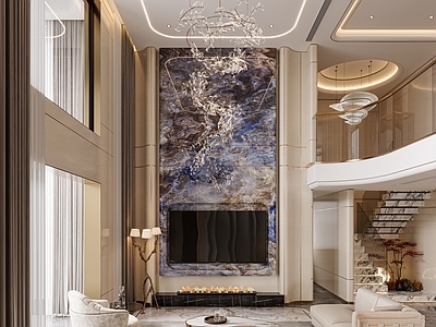 别墅 别墅豪宅 复式 样板间 别墅全套 别墅立面图 施工图