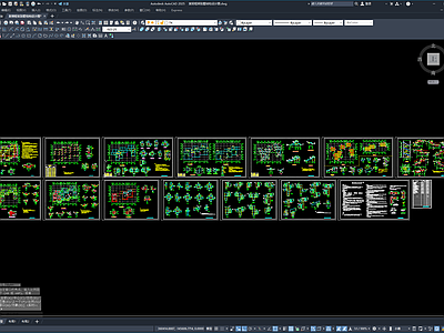 钢结构 三层门式刚架结构 刚架结构别墅结构 施工图
