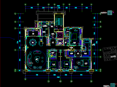 样板间 唐山中海枫墅项目 280样板间 施工图