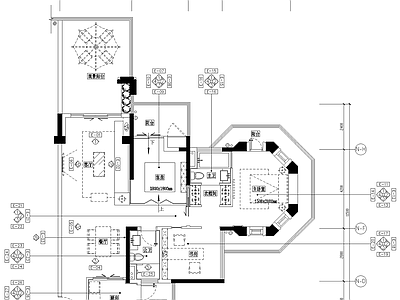 样板间 住宅样板房 地产样板间 施工图