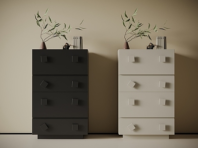 现代斗柜 现代斗柜 极简边柜