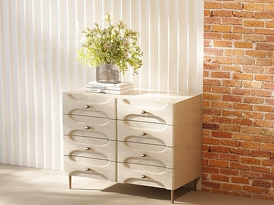 现代意式斗柜 五斗柜 边柜 矮柜