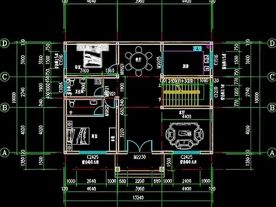 新中式别墅建筑 建筑结构水电全图 施工图