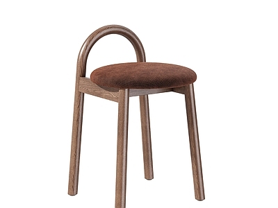 中古北欧餐椅 Them 布椅 木椅 书椅 木凳