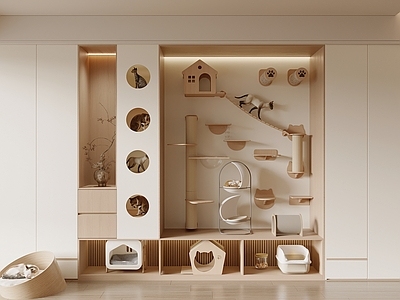 猫爬架 猫爬架 宠物用品 宠物柜 猫窝