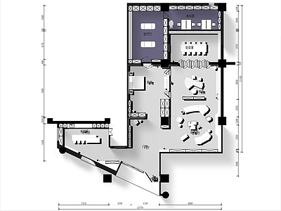 家具展厅 全屋定制展厅 样板间 施工图
