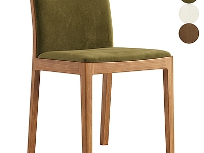 原木餐椅 北欧单椅 餐椅