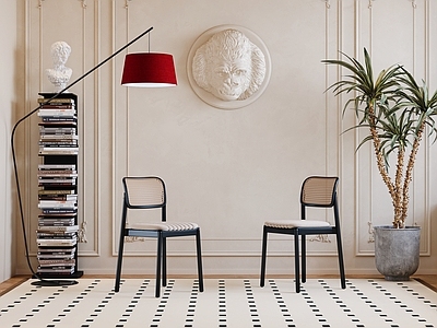 中古北欧餐椅 塑料椅 藤椅 木椅 书椅 休闲椅