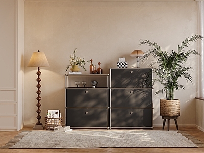 中古工业储物柜 ins风 不锈钢模块 餐边斗柜 收纳柜 包豪斯