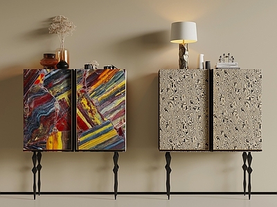 法式斗柜 法式边柜 端景柜 斗柜