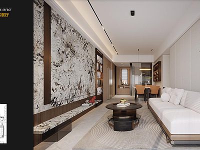 样板间 现代样板间 施工图