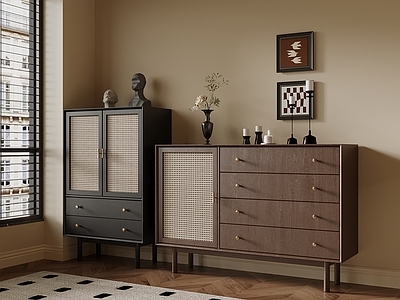 法式中古餐边柜 法式中古风边柜 餐边柜 斗柜 端景柜