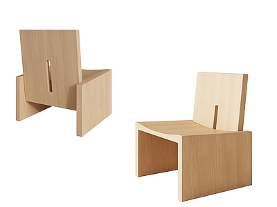 北欧原木休闲椅 木椅 休闲椅 沙发椅 餐椅 单椅