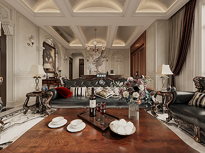 别墅 别墅豪宅 样板间 别墅全套 别墅吊顶图 别墅立面图 施工图