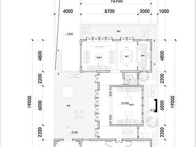 现代新中式别墅建筑 新中式合院别墅 未来社区别墅设计 220合院别墅 合院别墅全套户型 施工图