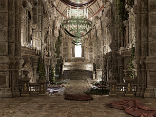 哥特复兴风格古建 复古教堂【ID:1212886544】