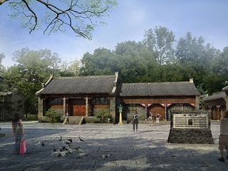 新中式古建 古建 商业街【ID:1215274973】