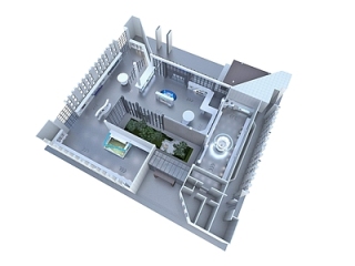 科技风科技展厅 科技展馆 展馆【ID:1215410470】