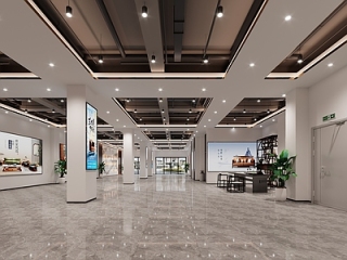 新中式家具展厅 展厅 家具展厅 卖场【ID:1221501045】