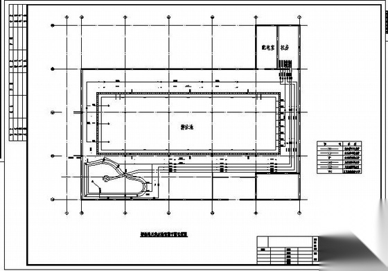 北京某泳池及儿童戏水池成套图纸 建筑给排水