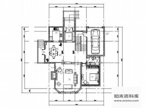 施工图双层别墅室内设计图