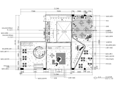 某北欧风带景观咖啡厅施工图_效果图_3D