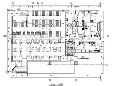 广东日式锅物料理堂本家+堂小锅施工图 日韩料理店