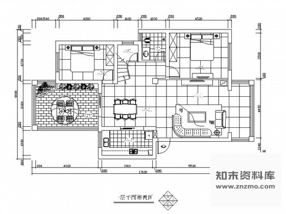 施工图某自建小别墅室内装修图