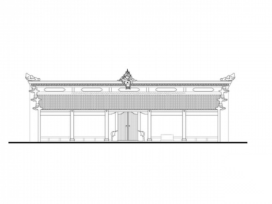 某中学校文物院维修改造工程建筑施工图(另含给排水和电...