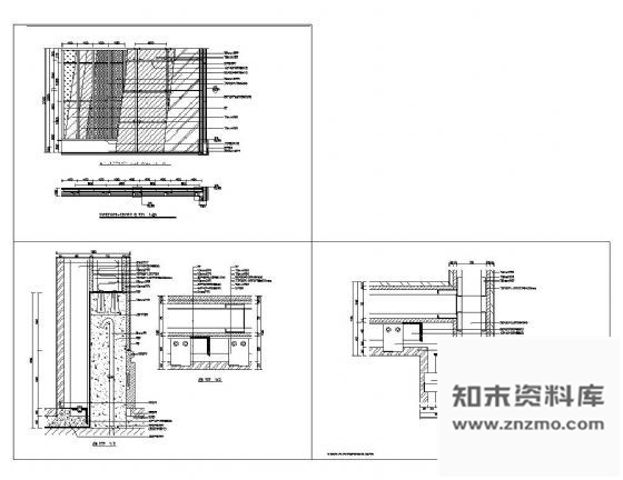 图块/节点公共空间墙面装饰详图Ⅱ