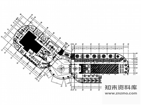 施工图福建海滨地带游艇俱乐部会所日式餐厅装修施工图