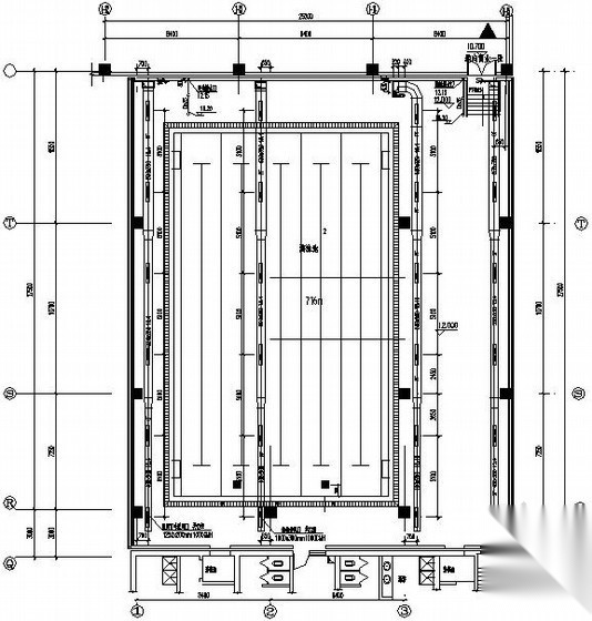 [北京]游泳池暖通及给排水系统设计图纸 建筑暖通