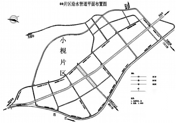 小区供水管网改造施工图 市政给排水