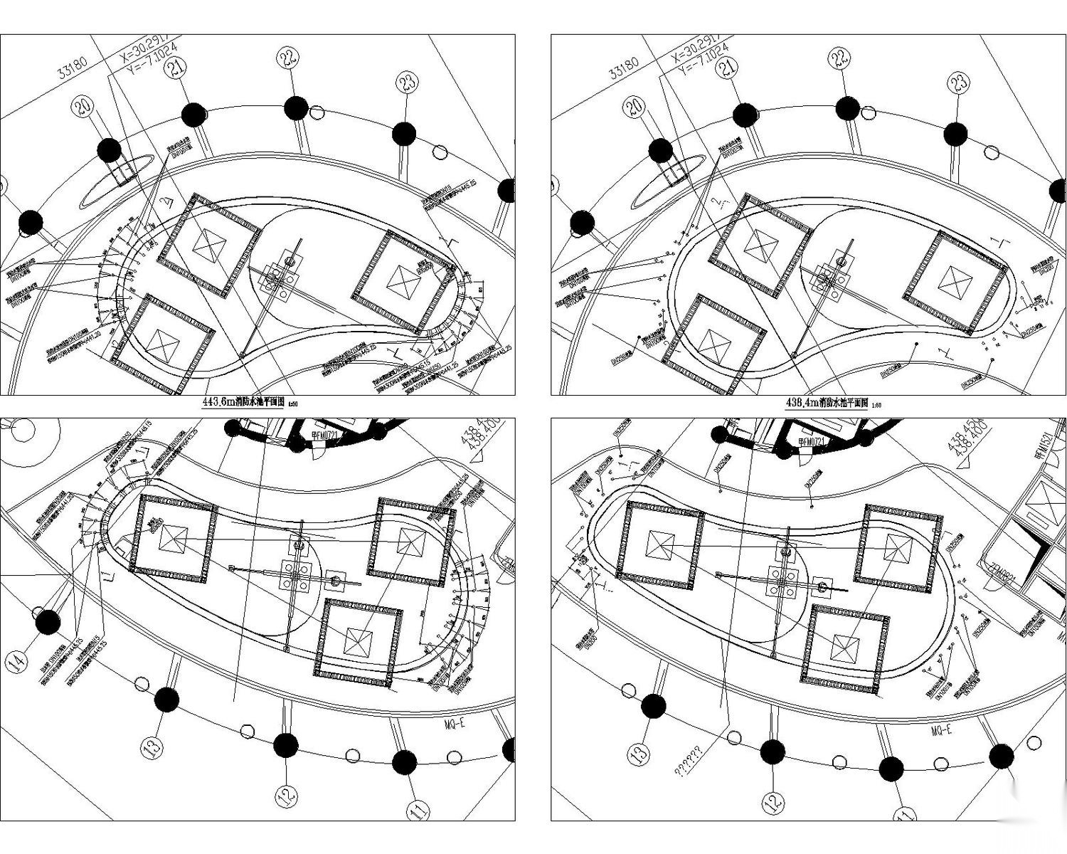 [广州]超高层新电视塔给排水消防系统施工图 建筑给排水