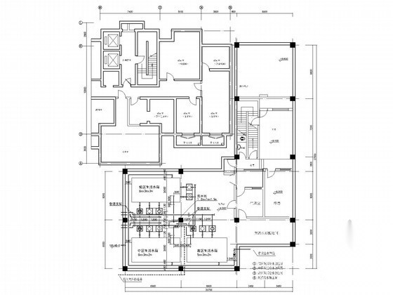 [吉林]加压泵站管线施工图 市政给排水