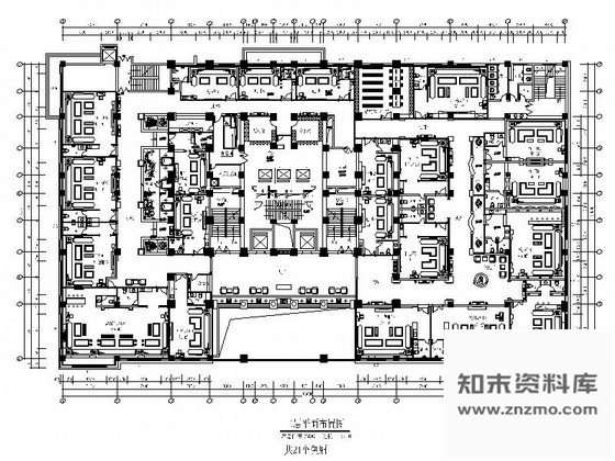 施工图某酒店欧式古典豪华商务会所室内装修设计施工图含效果