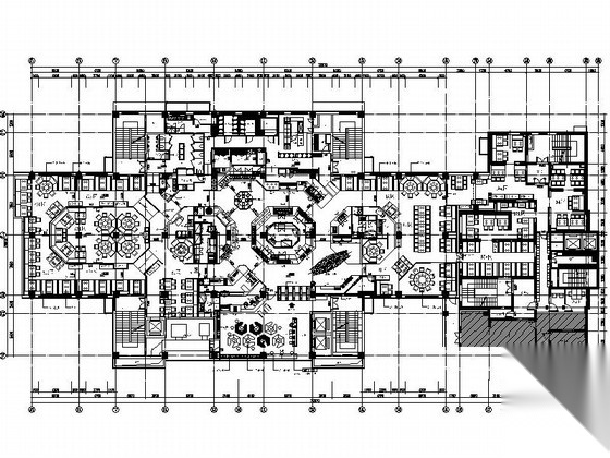 [北京]某特色中式餐厅装修施工图（含方案）