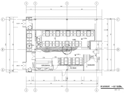 [沈阳​]某韩式烤肉餐厅施工图 日韩料理店