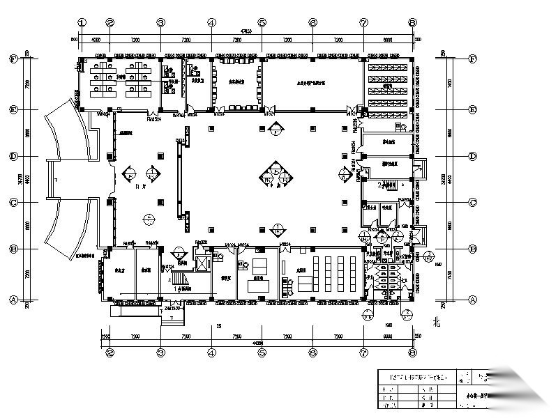 [成都]某电力公司科研楼及食堂设计施工图