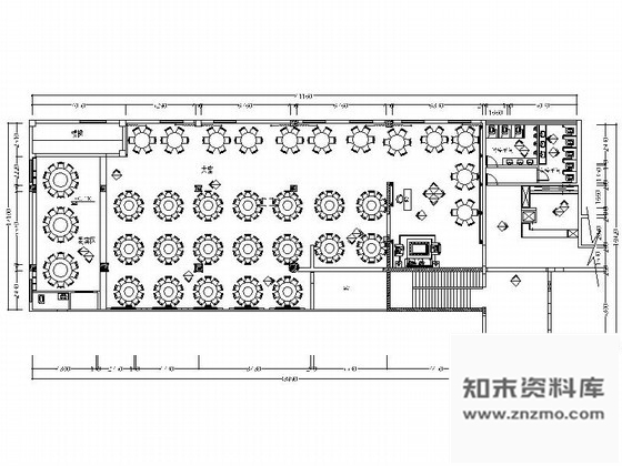 施工图新中式现代风格酒店宴会厅装修设计图(含效果