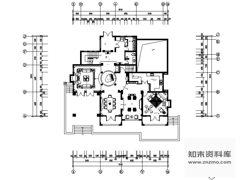 施工图某二层独立别墅室内施工图