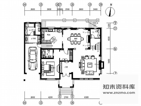 施工图嘉兴法式三层别墅样板间室内装修图含实景