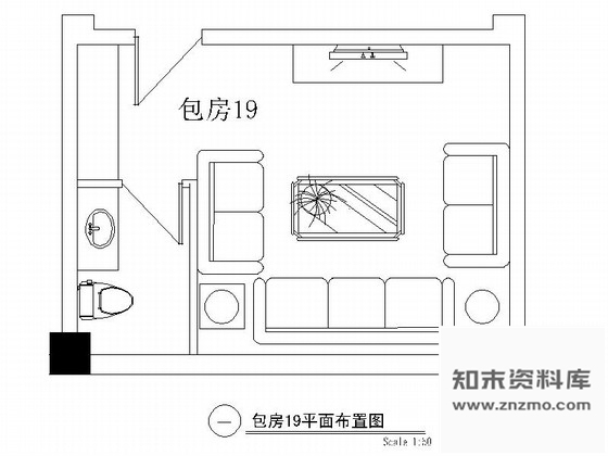 施工图某欧式娱乐会所包房19装修图