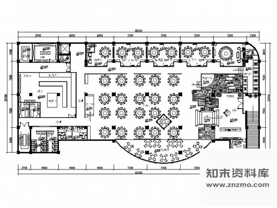 施工图原创复古高档中式餐厅室内设计CAD施工图含设计方案