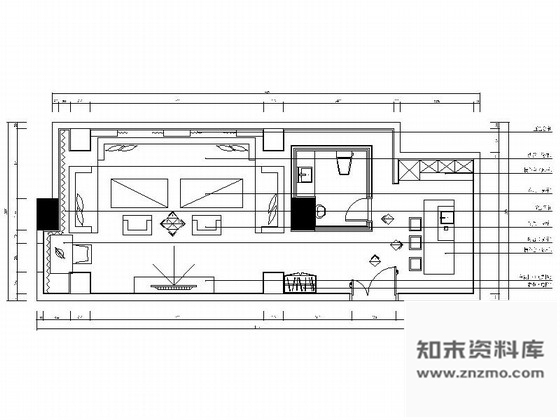 施工图北京时尚奢华欧式会所KTV包间装修图