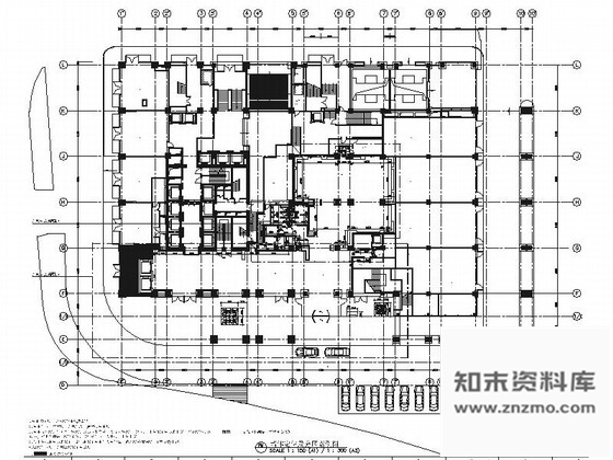 施工图浙江全球国际化金融中心高档现代风格综合性酒店装修施工图含效果