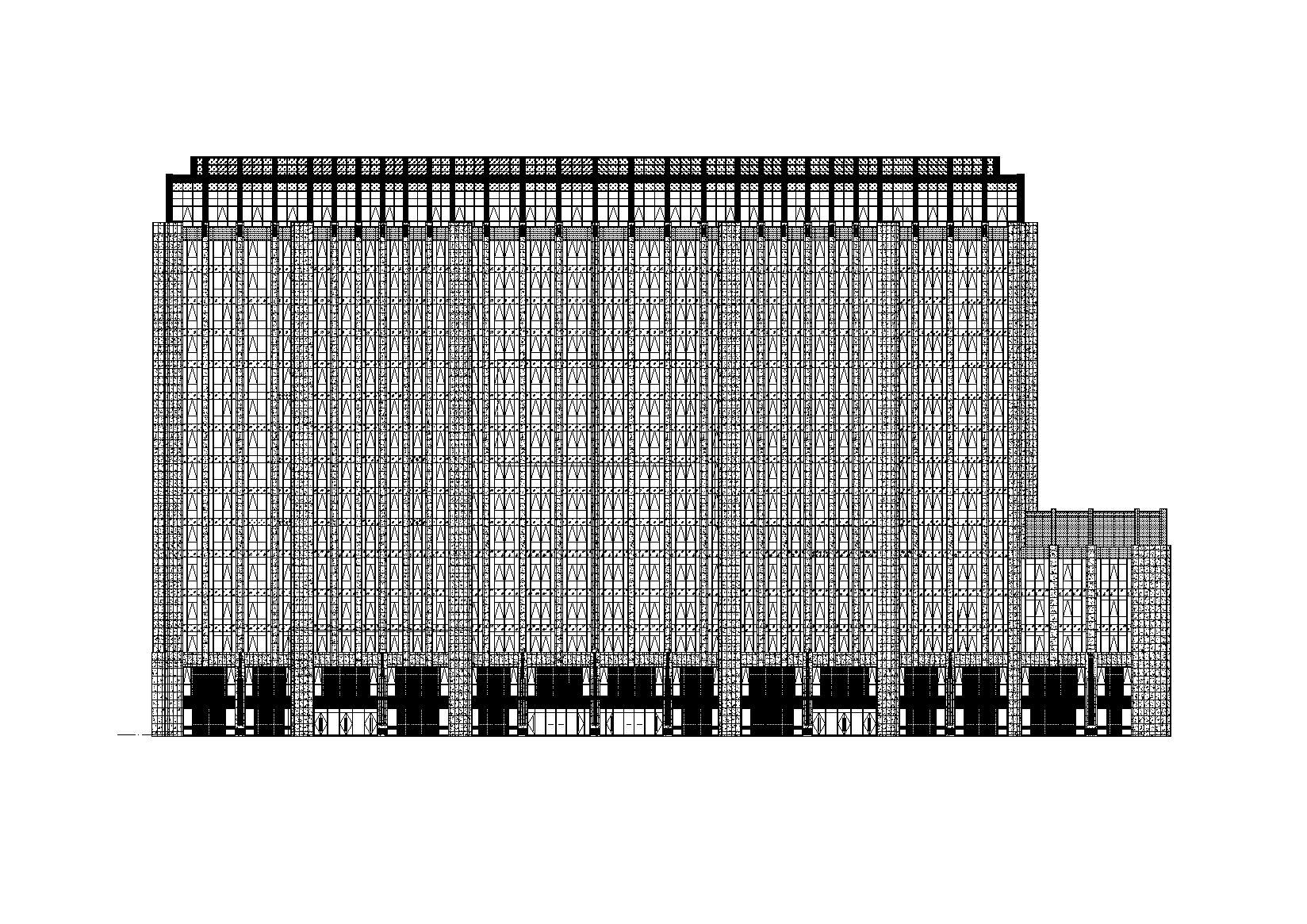 [浙江]杭州九茂大厦高层老年公寓改造建筑施工图（CAD）