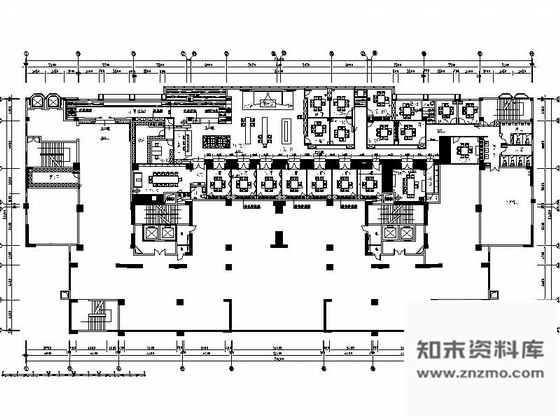 施工图福州宁静淡雅新中式风格茶楼设计施工图含高清效果图