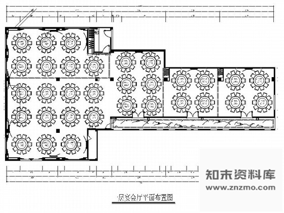 施工图福建欧式华丽复古大酒店宴会厅室内施工图含效果图