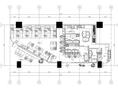 上海舞伎日式居酒屋效果图+SU模型+施工图 日韩料理店